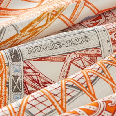 オレンジ - エルメスのカレ | レディス シルクカレ | Hermès